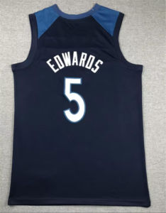 Herren Minnesota Trikot 5 Anthony Edwards 2025 Neue Saison Genäht Großhandel Hochwertige Stickerei Amerikanisches Basketball-Trikot - Product Image 3