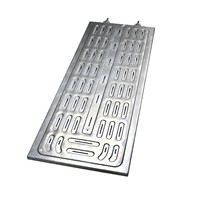 Placa de refrigeración para vehículo eléctrico, evaporador de enlace de rollo de aluminio de gran tamaño