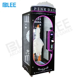 Đồng tiền hoạt động Arcade lớn dễ thương Thú nhồi bông đơn kéo máy cắt giải thưởng Quà Tặng Máy bán hàng tự động