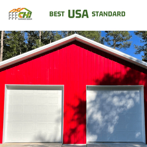 9x7 باب جراج مقاوم للماء بني باب جراج علوي أوتوماتيكي تجاري - Product Image 2