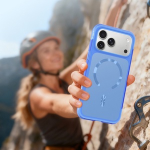 Coque de téléphone magnétique mate Fashion AG pour iPhone 18 17 16 Pro Max, compatible avec la charge sans fil, boutons IA, protection antichoc aux quatre coins - Product Image 5