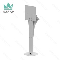 LSF18 Kiosque pour iPad 10-13 "Stand Anti Theft Public Tablet Kiosk Stand for iPad Display Stand with Aura LED Light