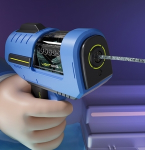 Petit pistolet à eau en plastique jouet ensemble <span class=keywords><strong>4</strong></span> couleurs jouet d'été enfants jouer éclaboussures d'eau enfants jardin extérieur pistolet à eau jouets - Product Image 5