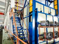 Four de traitement thermique à profilés en aluminium sur chariot 36 cadres, 172 kW, 380 V, PLC, T5 T6, pour l'Afrique