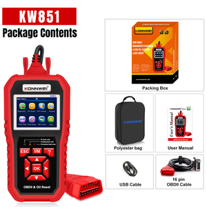 Konnwei kw851 phân tích động cơ xe máy quét chẩn đoán toàn diện & Công cụ quét - Product Image 4