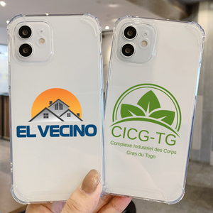 Commercio all'ingrosso in bianco cassa del telefono sublimazione 2D stampa personalizzata chiara copertura del telefono cellulare per <span class=keywords><strong>Iphone</strong></span> - Product Image 2