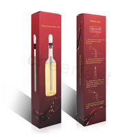 Bâtonnet refroidisseur de vin rouge 3-en-1 le plus vendu et verseur de vin avec bâtonnet refroidisseur, coffret cadeau