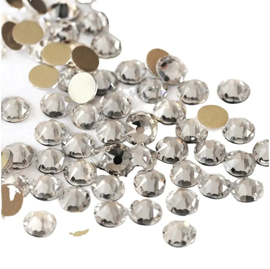 crystal aurora boreal ab strass austria hot fix stones round rhinestones bulk