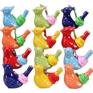 Silbatos de Cerámica con Forma de Aves Acuáticas, Novedosos y Decorativos, para Fiestas de Año Nuevo, Navidad, Decoración del Hogar, Regalos de Cumpleaños, Venta al Por Mayor - Product Image 1