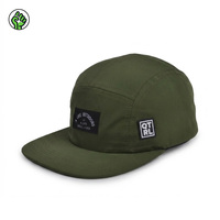 Gorra de Campamento Personalizada de Alta Calidad, Unisex, Ajustable, de 5 Paneles, en Tela Taslan, para Deportes, Viajes y Moda