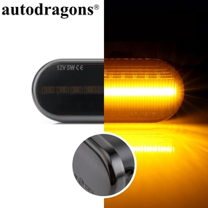 Feux de position latéraux LED clignotants dynamiques fumés Autodragons Bright Smoked pour Polo Golf 3 4 - Product Image 1