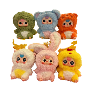 ثلاثة صندوق أعمى مجموعة الغموض Kawaii طفل أنيمي الشكل الصينية علامات البروج محشوة لعب لطيف دمية زخرفة نموذج للأطفال - Product Image 4