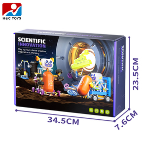 Juego de Bloques de Construcción Educativos de Ciencia para Niños, Más de 200 Piezas, Estilo de Ensamblaje, Innovación Científica, Bloques Sensoriales, Modelo de Robot, Juguete de Plástico ABS - Product Image 5