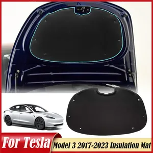 Pour Tesla Model 3 2017-2023 – Tapis d'isolation acoustique pour capot moteur, couverture en coton insonorisant, plaque anti-choc, kits de carrosserie - Product Image 1