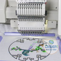 Nouvelle machine à broder informatisée domestique 20 Hade Monogram Jack à tête unique avec écran tactile de 10 pouces et zone de broderie de 400x300mm