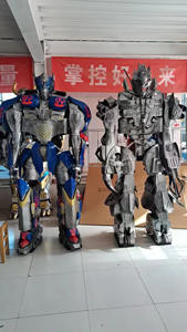 Funtoys Factory 2,6-2,8 M 2024 realista gigante Led Robot coche Cosplay baile LED Robot mascota disfraz para adultos venta - Product Image 4