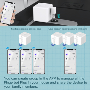LangYeao Tuya Zigbee Smart Home Switch Fingerbot Bot Timer Control <span class=keywords><strong>Alexa</strong></span> & Google Assistant Compatible avec Hub - Product Image 5