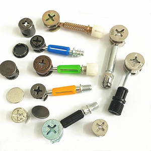 Conectores Decorativos para Muebles BOKE de 40/42 mm, Pernos de Leva Negros, Herrajes para Fijación de Muebles, Mini Pernos M6 - Product Image 6