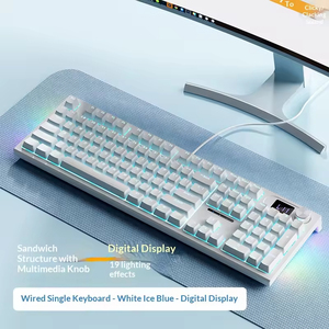   Clavier mécanique sans fil triple mode avec écran rétroéclairé, programmable et personnalisable pour le gaming - Product Image 4