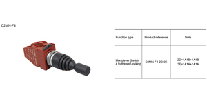 CNTD C2MN-T4 Illuminated <strong>Push</strong> <strong>Button</strong> <strong>Switch</strong> Rotary LED Waterproof Self-Resetting <strong>Latching</strong> Momentary Start 22mm IP65 16A - Product Image 2