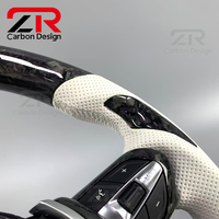 Volant de direction en fibre de carbone forgée personnalisé pour l'intérieur de la voiture, pour BMW F10 F20 F22 F23 F30 F32 F34 F36 F15 F16 F48 F01 F02