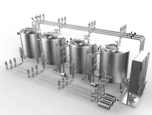 Trái cây bột giấy chính bao gồm trao đổi nhiệt tấm Syrup Mixer pasteurizer cho nước trái cây nước giải khát dây chuyền sản xuất - Product Image 4