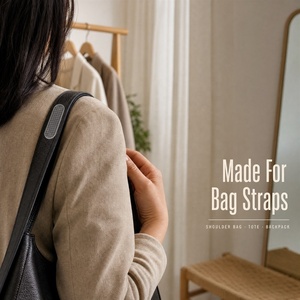 Custom <b>Silicone</b> Shoulder Strap Pad OEM Non Slip Adhesive Grip Pad Custom Size for Handbag Backpack Strap - Product Image 1
