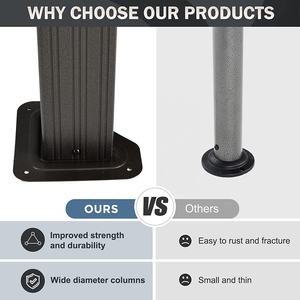 Zezeutut6 6 6 6x8 ririll ardardtop zeazebo utdoor Permanent erarbecue azebo con tevanivanitelumlumlumlumopy opy anopy con helhelhelhelhelhel - Product Image 5