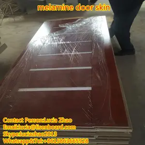 Nhà Máy Bán MDF HDF Cửa Lá/Lót Trắng Cửa Da 3Mm 915*2135Mm