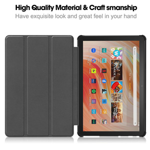 Housse de protection pour tablette intelligente en cuir PU de luxe Flip Stand Funda pour <span class=keywords><strong>Amazon</strong></span> Fire <span class=keywords><strong>HD</strong></span> 10 2023 - Product Image 4