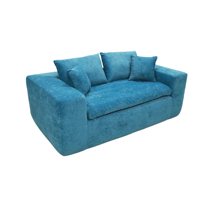 Canapé sectionnel moderne inclinable, extensible et pliable en tissu, emballé sous vide, pour salon, chambre, entrepôt, villa, design rembourré
