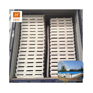 Panel sándwich de poliuretano de alta calidad, fabricante de pared <span class=keywords><strong>aislante</strong></span> de <span class=keywords><strong>poliestireno</strong></span>, Panel de lana de vidrio - Product Image 4