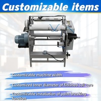 Machine de rembobinage manuelle personnalisée pour rouleaux de papier sulfurisé, film alimentaire et feuille d'aluminium, fabriquée en Chine, à prix compétitif
