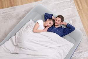 Colchón Inflable <span class=keywords><strong>Bestway</strong></span> 67630/67631 Tritech Queen con Bomba <span class=keywords><strong>de</strong></span> Aire Integrada, 2.03m X 1.52m X 46cm, Plegable, para Dormitorio o Parque, Capacidad <span class=keywords><strong>de</strong></span> 300kg - Product Image 2