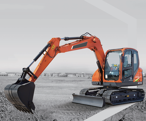 Máquina de Movimiento de Tierras de Fácil Mantenimiento DX75, Excavadora Compacta de 7.5 Toneladas y 0.3m3 para Proyectos Urbanos - Product Image 3