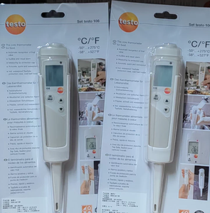 เทอร์โมมิเตอร์วัดอุณหภูมิน้ำสำหรับทำขนม Testo 106 หน้าจอ OLED มาตรฐาน IP67 สำหรับวัดอุณหภูมิอาหารในครัว - Product Image 2