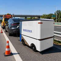 Chargeur mobile d'urgence TRUNHEN de niveau 3 pour véhicules électriques, chargeur rapide DC portable pour véhicules électriques avec stockage de batterie