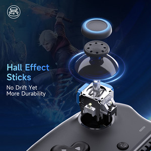 คอนโทรลเลอร์เกมไร้สาย EasySMX M15 แบบยืดหดได้ พร้อมเซ็นเซอร์ Dual Hall สำหรับ//Android เชื่อมต่อโดยตรง ฟังก์ชั่นมาโครคู่ - Product Image 2