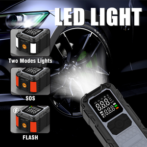2026 <strong>Best</strong> Sale Multifunction <strong>Tire</strong> <strong>Inflator</strong> 150PSI Jump Starter 8000mAh Power Bank 14.8V Portable Car Engine Emergency Booster - Product Image 4