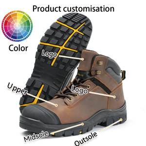 Zapatos de Seguridad de Alta Calidad en Oferta, Resistentes a la Perforación, con Protección Impermeable para los Pies y Puntera de Acero para Construcción - Product Image 4