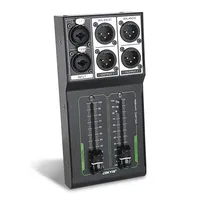 Préamplificateur de contrôle de moniteur passif COKY15, 1 entrée 2 sorties, séparateur audio sans perte, bouton de réglage du volume, attenuateur pour enceintes actives