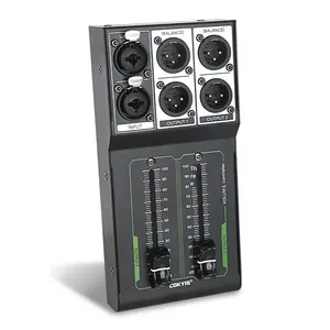 Controlador de Monitor Pasivo COKY15, Preamplificador, Divisor de <span class=keywords><strong>Audio</strong></span> de 1 Entrada y 2 Salidas, <span class=keywords><strong>Atenuador</strong></span> de Volumen sin Pérdidas para Altavoces Activos - Product Image 2