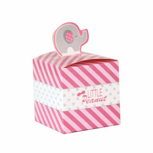 Nuova Scatola Porta Caramelle Personalizzata e Creativa a Forma <span class=keywords><strong>di</strong></span> Elefantino Rosa per Primo Compleanno Come <span class=keywords><strong>Regalo</strong></span> per Feste - Product Image 5