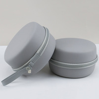 Étui rigide portable en EVA avec logo personnalisé pour oreiller de voyage en U, boîte de rangement antichoc à fermeture éclair pour l'organisation des oreillers de cou 12+