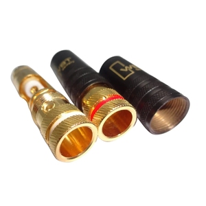 Connecteur en cuivre plaqué or RCA durables, vis à souder avec verrouillage, Audio et vidéo, 100 pièces, 53mm x 13mm - Product Image 6