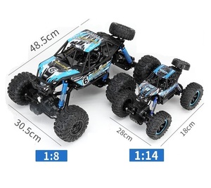 Coche <span class=keywords><strong>RC</strong></span> 1/8 Monster Car <span class=keywords><strong>Crawler</strong></span> Anfibio con Tracción en las 6 Ruedas, <span class=keywords><strong>Coches</strong></span> de Derrape a Escala 1/8 para Niños - Product Image 4