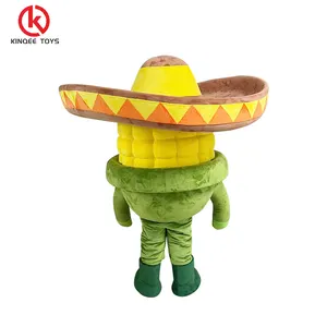 Kinqee Custom Cosplay Unisex Inflatable Cartoon Character Playground Dress Up Mascot Costume Adult Corn Costumes