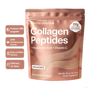 Polvere di peptidi di collagene con acido ialuronico biotina & vitamina C idrolizzata polvere di collagene - Product Image 1