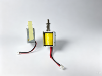 Mini Solenoide Lineal de Tipo Tira RC-0420 DC3V DC6V de Ciclo de Trabajo Intermitente, Solenoide de Marco Abierto para Cerradura Electrónica