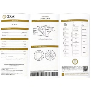 Diamant de laboratoire blanc couleur D VVS1 taille brillant rond, pierre de moissanite en vrac en promotion pour la fabrication de bijoux - Product Image 2